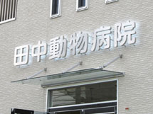 動物病院 様　LEDバックライト文字　施工実績